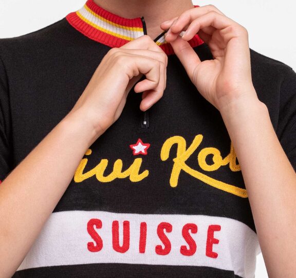 Vintage Vivi Kola cycling jersey.